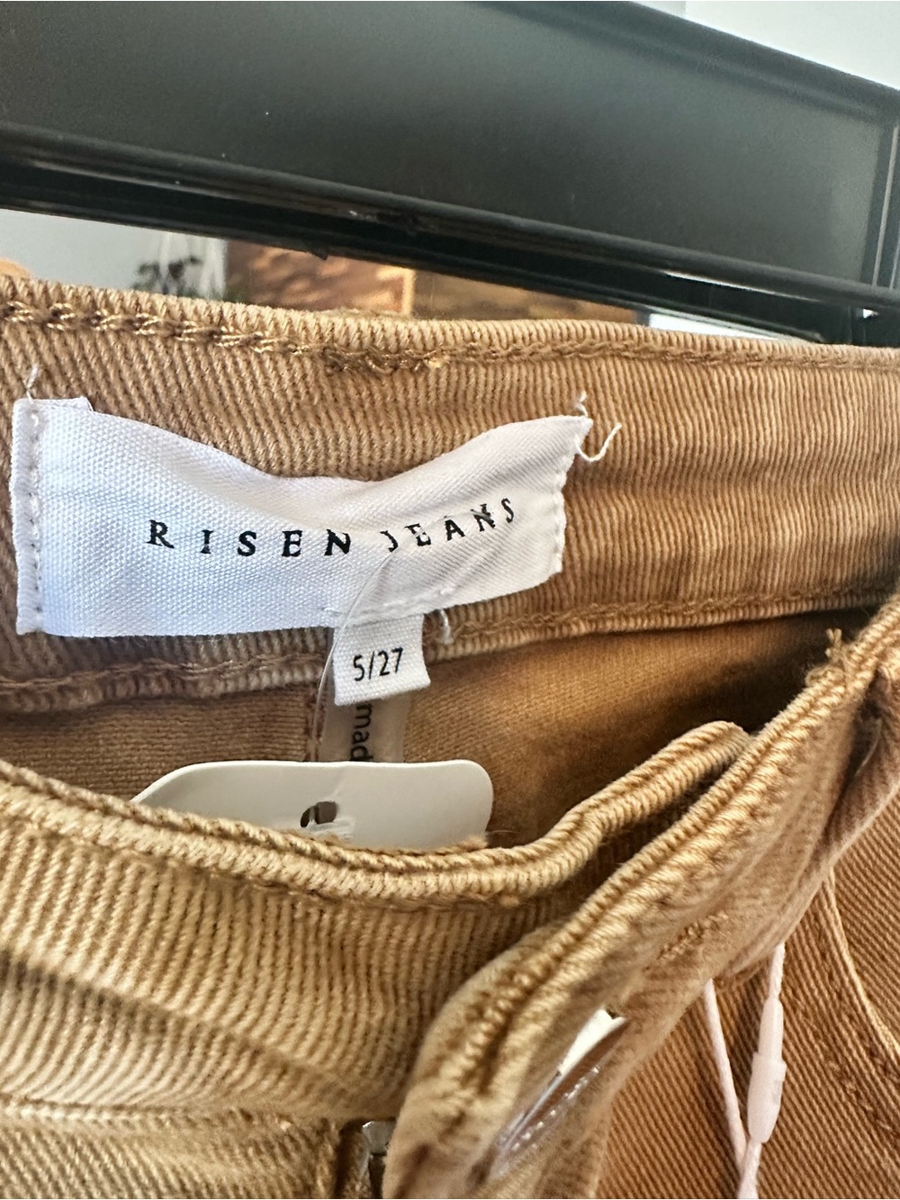 NWT🤎Risen Mocha High-Rise Tummy Control Cropped Wide-Leg 5/27 - Picture 8 of 11